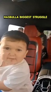 Hasbulla needs a smaller car 😂 | Hasbulla