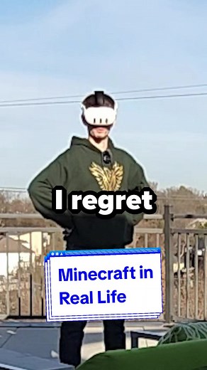 Exploring Minecraft in Real Life with Meta Quest 3