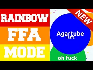 Agar.io Rainbow FFA Mode Gameplay ★ 46.000 HIGHSCORE ★