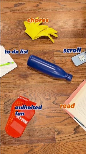 Sky Zone®️ over chores any day