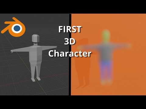 How I Modeled My FIRST 3D Character (From Scratch!)