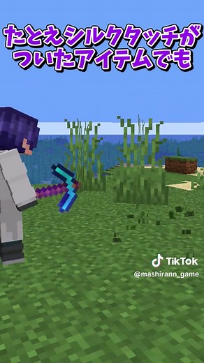 マイクラで背の高い草を簡単に手に入れる方法