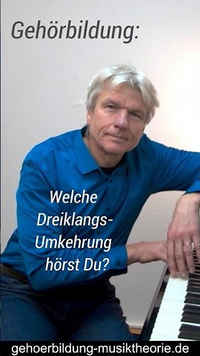 Gehörbildung: Dreiklangs-Umkehrung erkennen - Aufgabe 3