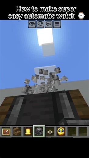 Minecraft automatic watch build ⌚#minecraft #shots #minecraftbuild #viral #populer