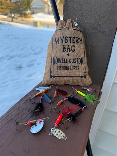 Handmade Inline Spinner Lure Mystery Bag – Custom Fishing Gift - Etsy