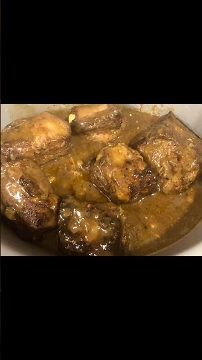 🍖Slow Cooker Beef Short Ribs🥓 *Recipe in description box* #beefshortribs #fyp #lowcarb