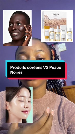 On ne peut pas dire que la peau coréenne est fine et que les produits fabriqués chez eux sont constitués en majorité de peelings, ça veut dire qu’eux même sont entrain de détruire leur peau avec leurs produits et ce discours n’a pas de sens… sur quelle base vous dites que les produits coréens ne vont pas à la peau noire, quels études ou expériences ont été effectuées ?? #produitcoreen #skincarecoreenne #peaunoire