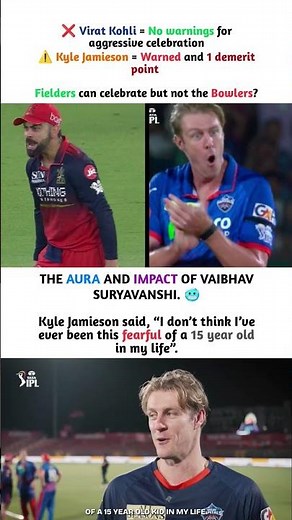 Kohli vs Jamieson 😳 Double Standards + 15-Year-Old FEAR! 🥶🔥 #IPL2026 #ViratKohli #Jamieson