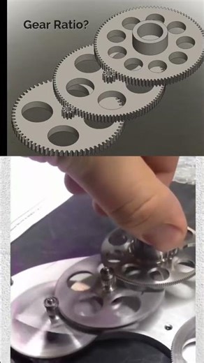 Can You Calculate the Gear Ratio? 🤔⚙️Simple Looking, Tricky Engineering #automobile #viral #machine
