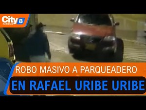 Robo masivo a parqueadero en Rafael Uribe: los delincuentes se llevaron cinco vehículos | CityTv