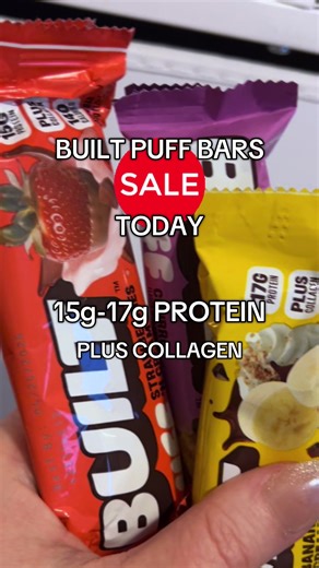 🚨 Built Puff Bars are 10% OFF today 🚨 Yes, even the Built Puff Bar Variety Pack is part of the deal 🙌 Your favorite protein puff bars in a bunch of delicious flavors are on sale, but I don’t know how long it’ll last ⏳ 🔥 Grab them while you can, just hop in the shopping cart and stock up today! . . #BuiltPuffBars #BuiltBar #ProteinBars #protein #TikTokShopCreatorPicks @BUILT.BAR