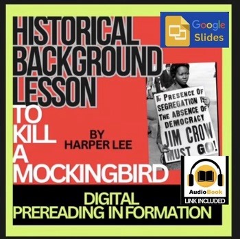To Kill a Mockingbird Pre-Reading Introduction | Google Slides Lesson