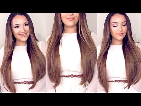 How to Clip in Hair Extensions + Review