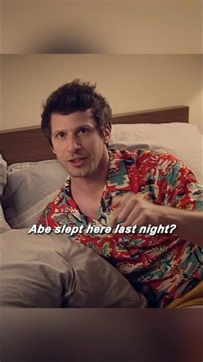 He heard Abe slept there and instantly imagined the worst thing possible 😳 #chaos #plottwist