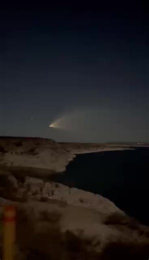 SpaceX meets Lake Amistad...