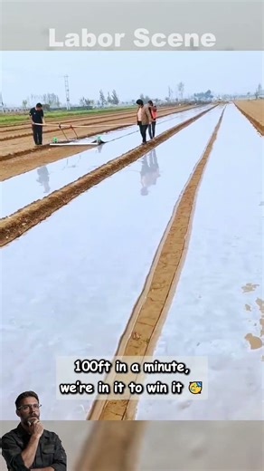 Laying mulch faster than you can make breakfast 😎