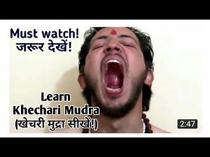 Khechari Mudra by Vishal (खेचरी मुद्रा)