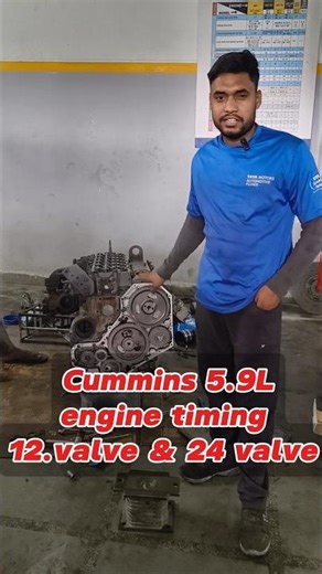 Cummins engine timing #tatamotors #automobile #auto #youtubeshorts #shorts