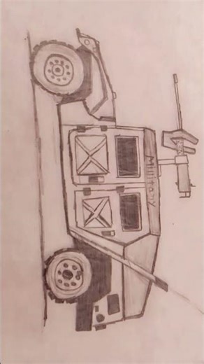 Hummer car drawing