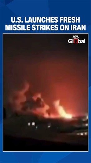 U.S. Launches Fresh Missile Strikes on Iran, Targets Military Bases in Major Escalation |#shorts
