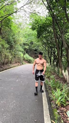 Fit Handsome Guy Showcases Impressive Bodybuilding Skills