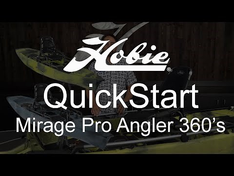 QuickStart for the Mirage ProAngler with 360 Drive Technology & Kick-Up Fins