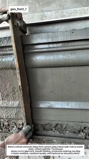 cement molding, wall trim molding, handcrafted cement