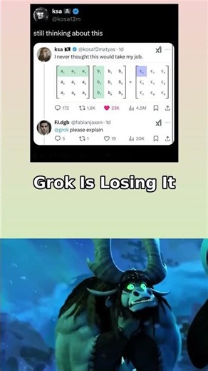 Grok Is Losing It