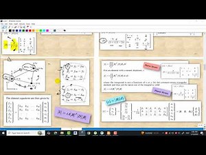 Finite Element Method - Plane Stress and Plane Strain