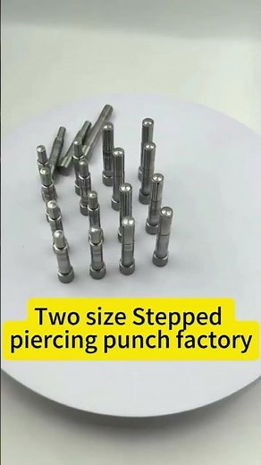 Benefits of a stepped punch pin