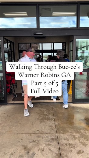 Walking Through Buc-ee’s in Warner Robins GA | People Watching | Part 5 of 5 | Full Video A quick walk through Buc-ee’s in Warner Robins, Georgia. Just taking a look around the massive travel center while people watching and observing the energy of the place. Buc-ee’s is known for its huge gas station, endless snacks, and busy atmosphere, and this stop was no different. Sometimes it’s interesting to just walk through and see the culture and movement of people at a place like this. Buc ees Warner
