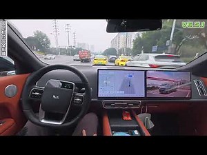 理想汽车的自动驾驶端到端太厉害了The end-to-end automatic driving of the LI auto is awesome.