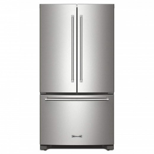 Reviews for KitchenAid 36 in. 20 cu. ft. Counter-Depth French Door Refrigerator in Stainless Steel | Pg 1 - The Home Depot