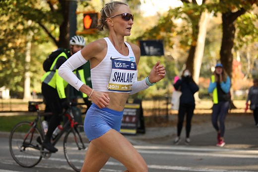 Shalane Flanagan Finishes the 2021 NYC Marathon, Her 6th World Major Marathon This Fall