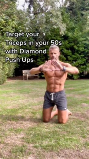 Build upper body strength with diamond push ups over 50