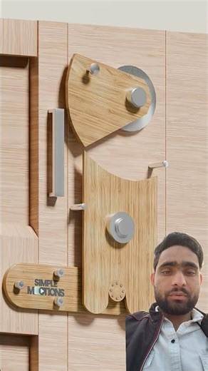 #woodworking #puzzle #wood #woodwork #wooden #diy #doorlock #latch #woodenalmari #homedes