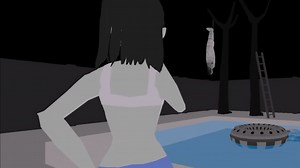 恐怖游戏 the pool party (泳池派对) 一命速通_哔哩哔哩bilibili