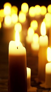 Illuminated Scene With Many Lit Candles