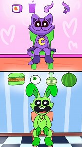 Catnap Hoppy hopscotch Random Color MUKBANG - Poppy playtime chapter 3 #poppyplaytime #poppy #poppyplaytimechapter3 #catnap #dogdays #minecraft #minecraftmemes #animation #gaming | TvPschool