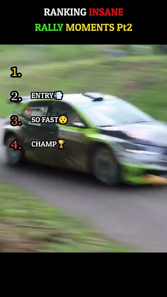 RANKING INSANE RALLY MOMENTS Pt2 #rally #wrc #shorts #viral
