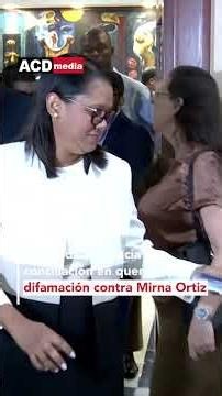 Conciliation hearing in defamation lawsuit against Mirna Ortiz postponed