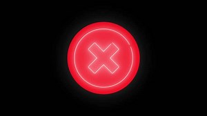 Neon Red Wrong Icon Looping Animation Stock Footage Video (100% Royalty-free) 3615652651 | Shutterstock