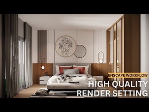 Enscape Bedroom Rendering Perfect Settings for Realistic Results | BuildNRender