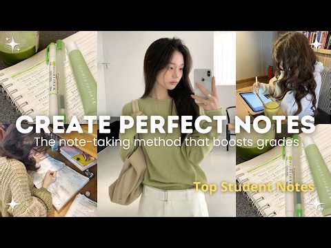 How to Take Notes Like the Top 1% of Students | A Complete Note-Taking Guide ★