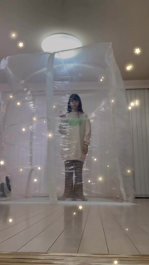 Inside a Transparent Inflatable Structure