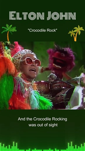 Who else immediately gets happy when this song starts?! 鱷🤘 Sir Elton John bringing the pure energy! 🔥 #eltonjohn #feelgood #muppetshow | Muppet Mania