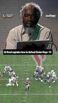 Ed Reed breaks down how he'd gameplan against Drake Maye 🔥 ‪@Microsoft.Copilot‬