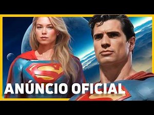 É OFICIAL! SUPERGIRL Anunciada, NOVO FILME da DC e Superman: Legacy