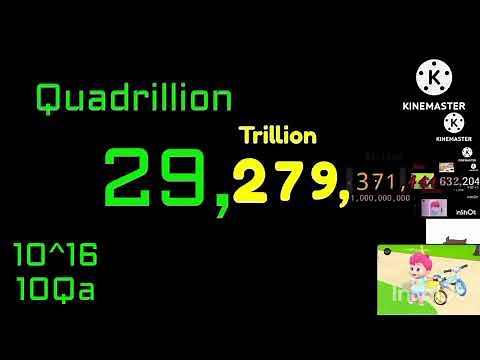 Numbers 0 to 1 Quintillion with sounds