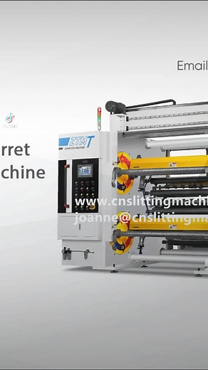 Pneumatic cylinder automatically adjust unwinding width.3 inch and 6 inch shaft-less unwinding.#slittingmachine #slittingrewindingmachine #machinemanufacturer #machinesupplier #factory #machinesupplier #b2b